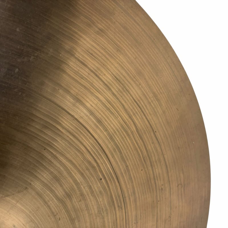 Close-up of UFIP Class Series 18in crash cymbal showing detailed grooves.