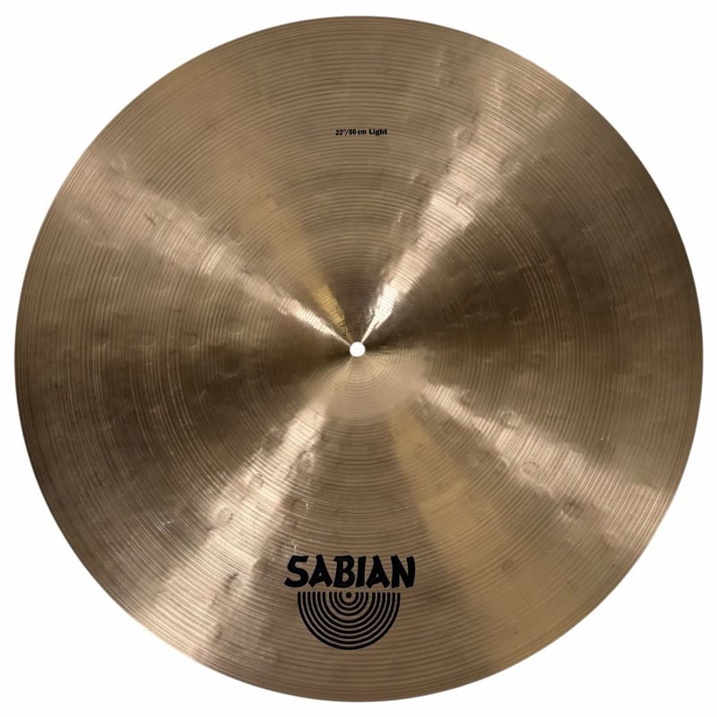 Sabian 22-inch Artisan Ride cymbal for professional drummers.