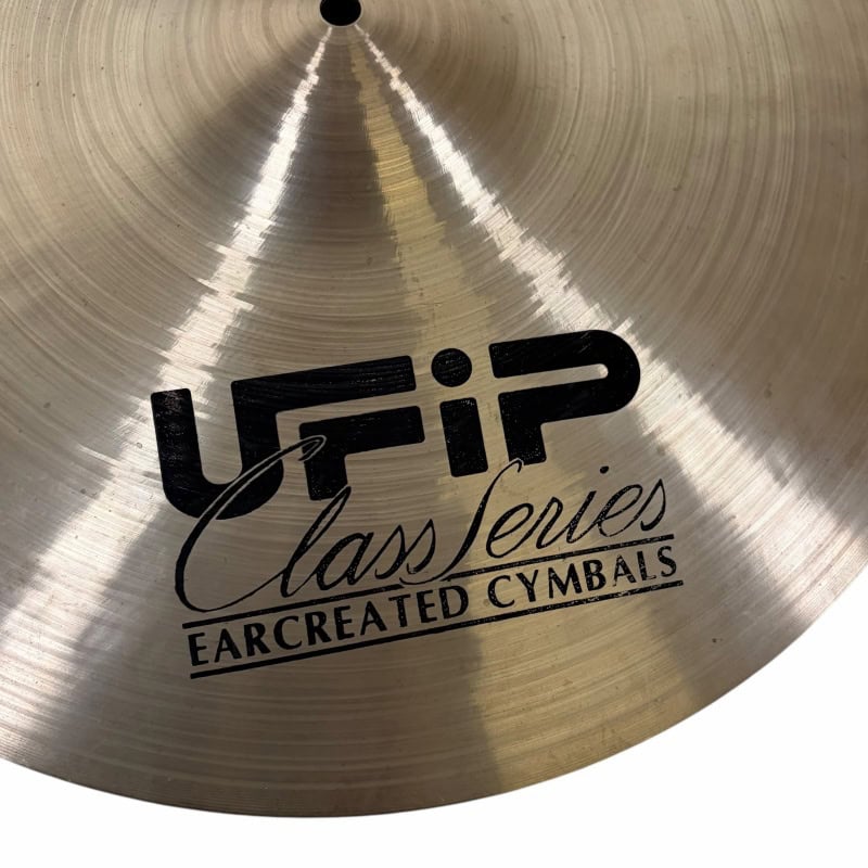 UFIP Class Series 19in crash cymbal for drumming and percussion.