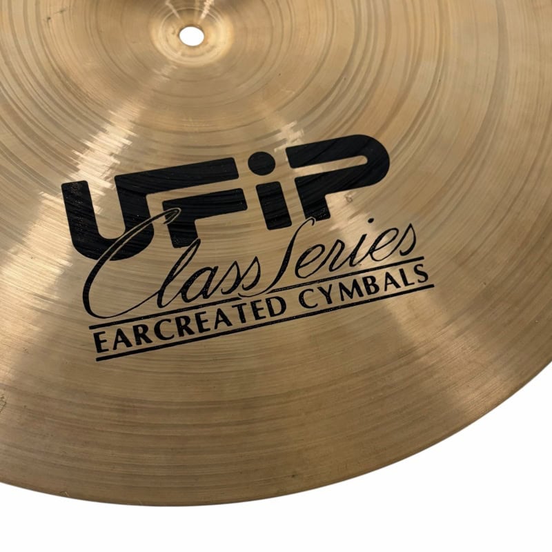 UFIP Class Series 19in crash cymbal for drumming and percussion.