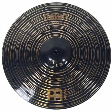 Meinl Classics Custom Dark 16-inch crash cymbal for drumming.