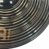 Meinl 16-inch crash cymbal with dark finish and concentric circle design.