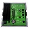 Portable drum machine with volume control and multiple output options.