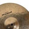 Close-up of a Boton Hi Hat cymbal with visible branding and concentric grooves.