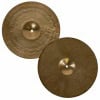 Pair of Zildjian K Series 14-inch hi-hat cymbals for drumming.