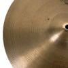 Close-up of Tosco 14-inch hi-hat cymbal for drumming.