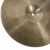 Close-up of Tosco 14-inch hats cymbal with detailed grooves and patina.