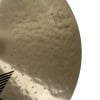 Close-up of Zildjian K Custom 18in Dark Crash Cymbal with detailed surface.
