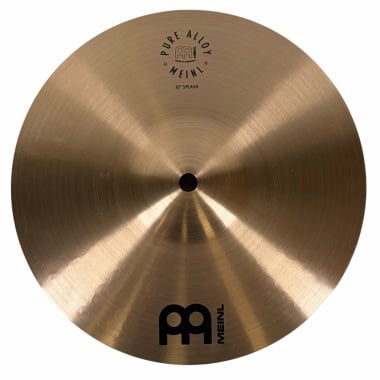 Meinl 10-inch splash cymbal made of pure alloy for drumming.