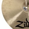 Close-up of Zildjian K Custom 18in Dark Crash Cymbal with logo visible.