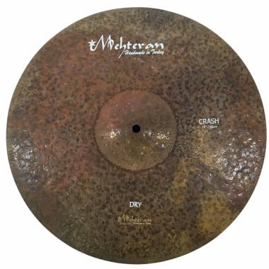 Rustic Mehteran 16-inch dry crash cymbal for percussionists.