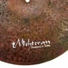 Rustic Mehteran 16-inch dry crash cymbal with handmade craftsmanship in Turkey.