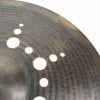 Close-up of Ion Dark Ride cymbal with detailed surface texture.