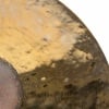 Close-up of Meinl Byzance Extra Dry 21in Transition Ride cymbal surface.
