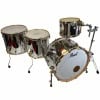 Pearl Masters 24in 4-piece shell pack with mirror finish and gold hardware.
