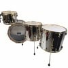 Pearl Masters 24-inch shell pack with mirror finish and gold hardware.
