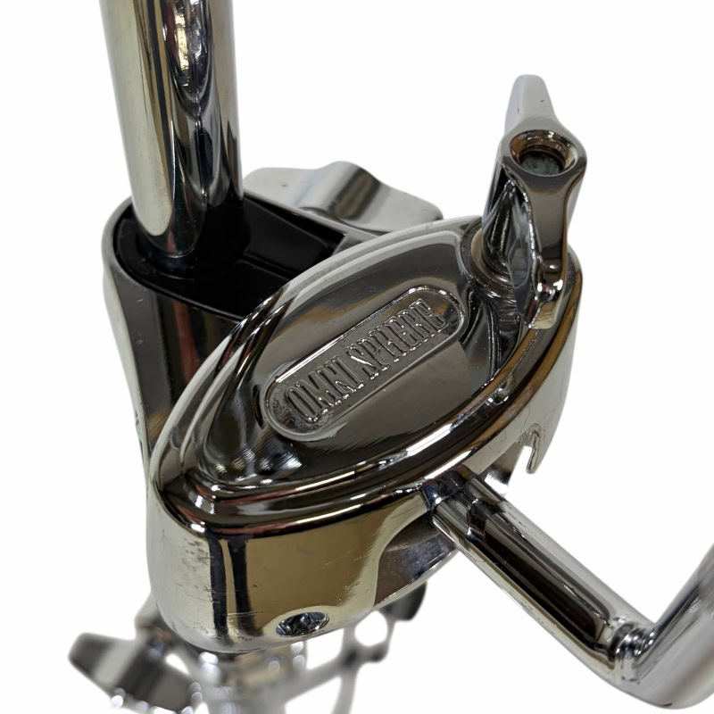High-quality chrome drum hardware for professional drummers.