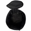 Black drum tom bag for transport and storage of 10-inch drums.