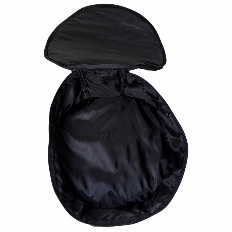 Black snare drum bag for Cobra 14x5.5in snare drum.
