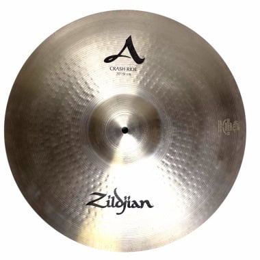20-inch Zildjian Crash Ride Cymbal with textured surface and logo.