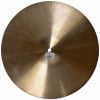 Close-up of Zildjian A 15in New Beat Hi-hat cymbal with detailed grooves.