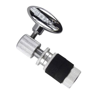 Drum key clamp for secure drum tuning and adjustments. High-quality metal drum tuning tool for drumm.