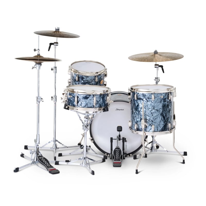 Slingerland Radio King 20in 4pc Shell Pack - Black Diamond - Image 3