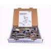 Universal bass drum mount kit with hardware and mounting components.