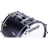 Universal bass drum mount for Sonor drums with hardware fittings.