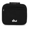 Black drum pedal bag with DW logo for drum gear storage.