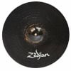 Black Zildjian 22-inch ride cymbal with textured surface and logo.