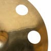 Close-up of Sabian Aax 18in Ozone Crash Cymbal showing surface details.