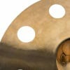 Close-up of Sabian Aax 18in Ozone Crash Cymbal showing surface details.