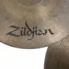 Close-up of Zildjian 14-inch New Beat Brilliant Hi-Hats cymbals.