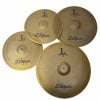 Set of four Zildjian L80 Low Volume Cymbals for drummers.