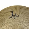 Close-up of Zildjian L80 Low Volume 20in Ride Cymbal with perforations.