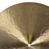 Close-up of Zildjian K 17in Dark Thin Crash cymbal with detailed surface texture.