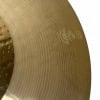 Close-up of Zildjian K Custom 20in Hybrid Ride Cymbal with detailed logo.
