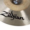 Close-up of Zildjian K Custom 20in Hybrid Ride Cymbal with logo.