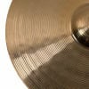 Close-up of a Meinl MCS 14-inch crash cymbal with detailed grooves.