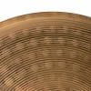 Close-up of Meinl MCS 14-inch crash cymbal with detailed grooves.