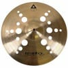 Istanbul Xist Ion 18-inch crash cymbal with multiple sound holes.