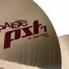 Close-up of Paiste PST7 14-inch light hi-hat cymbal with branding.