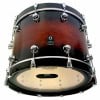 Natal Cafe Racer 20-inch shell pack drum kit with dark wood finish and chrome hardware.