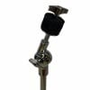 Straight cymbal stand for drum kit with adjustable height and secure mounting.