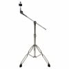 Professional cymbal stand for drummers, adjustable and sturdy for performances.