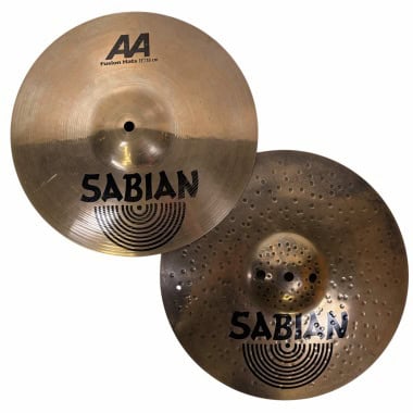 Sabian AA 13in Fusion Hi-Hats cymbals for drummers.