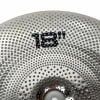 UFO 18-inch China cymbal with perforated design for drumming.