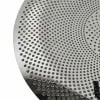Close-up of UFO Low Volume 18in China Cymbal with perforations for sound.