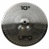 UFO 10-inch splash cymbal with perforated design for drumming.